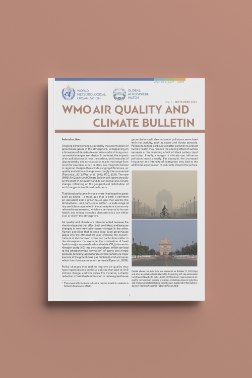 WMO AIR QUALITY AND CLIMATE BULLETIN