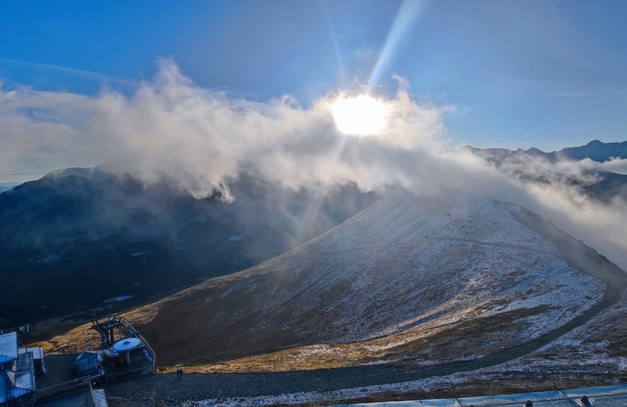 Widok z Kasprowego Wierchu, Fot. Witold Kaszkin IMGW-PIB