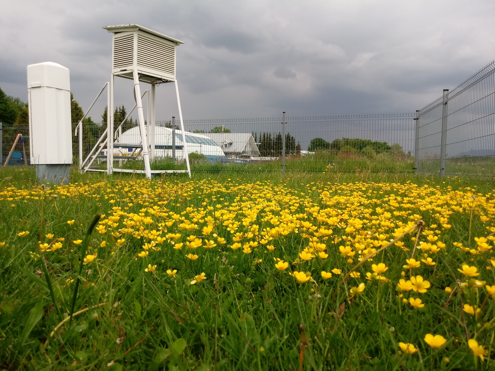 Stacja meteorologiczna IMGW-PIB w Bielsku-Białej, 11.05.2024 r. Fot. Albert Kopeć | IMGW-PIB