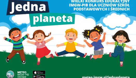 Plakat Jedna planeta - konkurs IMGW-PIB