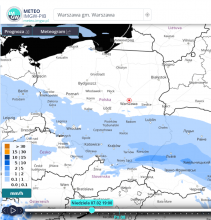 Na południu Polski intensywne opady śniegu i marznącego deszczu