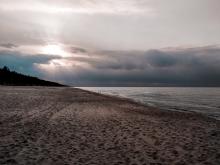 Plaża w Stegnie, 29.03.2021 r. Fot. Klaudia Wiejak | IMGW-PIB Gdynia