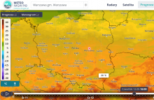 IMGW-PIB: Silne burze na południowym wschodzie Polski