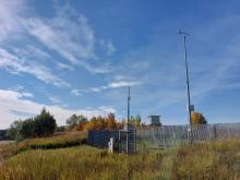Stacja meteorologiczna w Dukli (woj. podkarpackie), 06.10.2022 r. Fot. Wioletta Bogaczyk | IMGW-PIB
